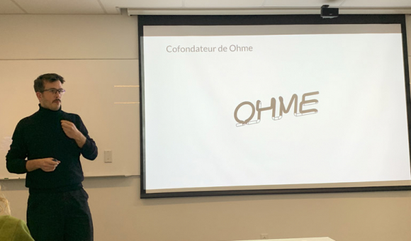 Raoul Sommeillier, co-fondateur de OHME © Délégation générale Wallonie-Bruxelles au Québec