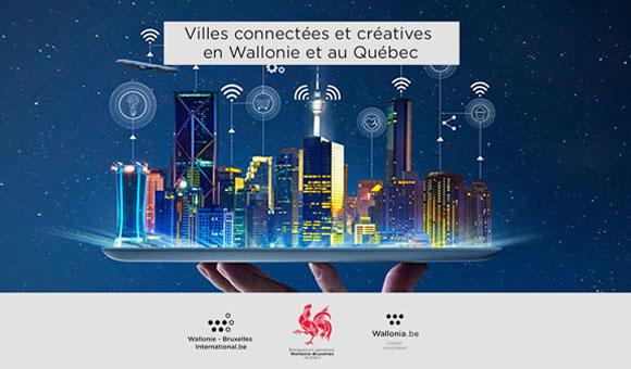 Villes connectées et créatives en Wallonie et au Québec 