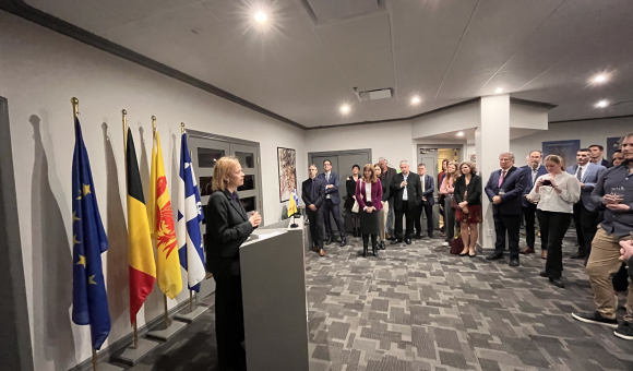 Official reception at the General Delegation Wallonia-Brussels in Quebec City © General Delegation of Wallonia-Brussels in Quebec